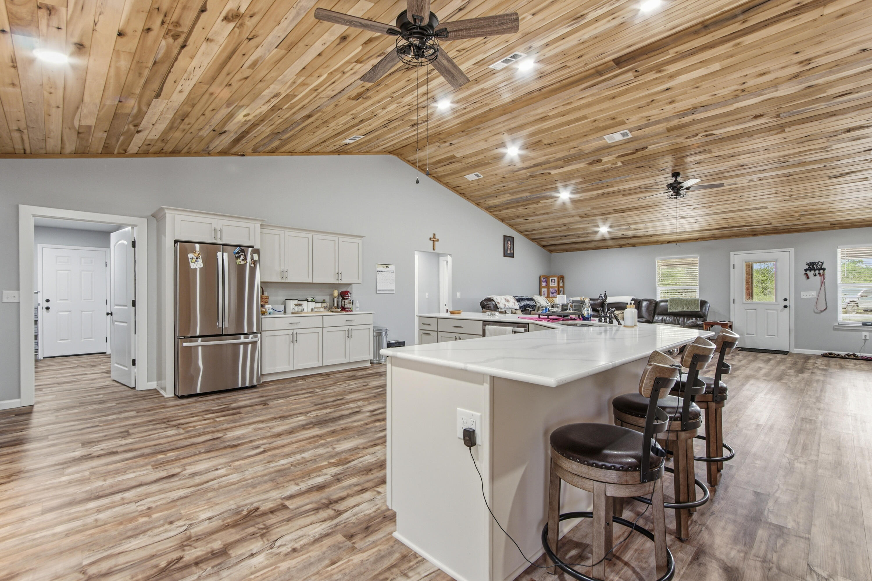 7514 Laird Road Florala, AL 36442 - Photo 9 of 48 a kitchen with a sink appliances and cabinets