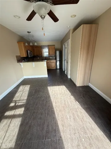 a view of a yard with an outdoor space