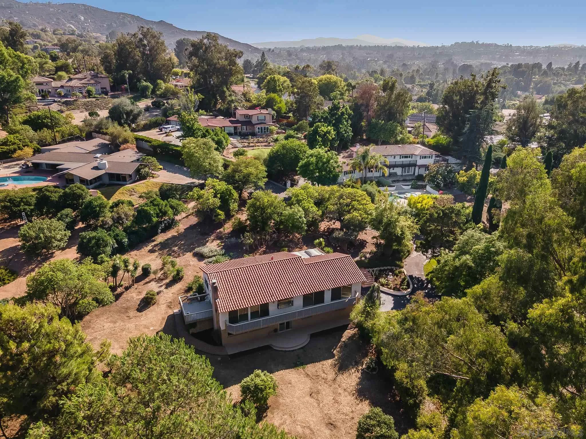 16456 Martincoit Road Poway, CA 92064 - Photo 55 of 55 an aerial view of house with a yard