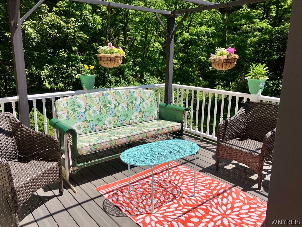 10296 Ridge Road Ridgeway, NY 14103 - Photo 29 of 45 Deck overlooks yard