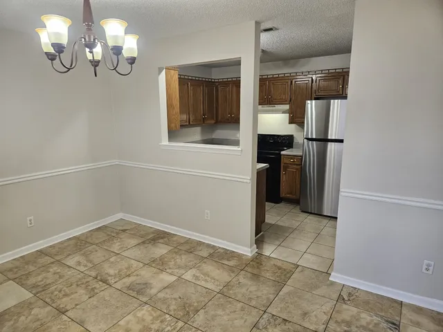 a view of a livingroom with an oven