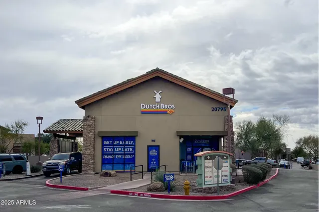 a car parked in front of a building