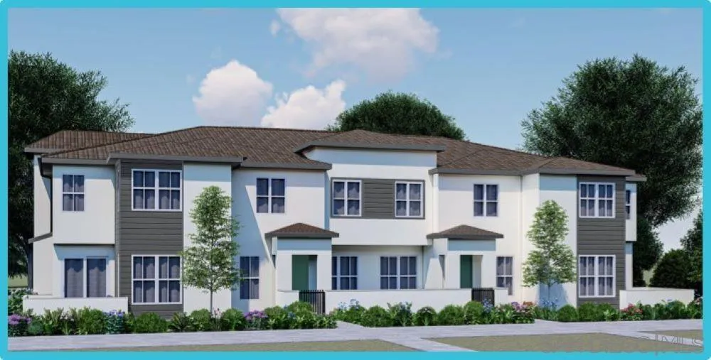 13084 Olympus Circle, Unit 2 Poway, CA 92064 - Photo 4 of 18 a front view of a house with a yard