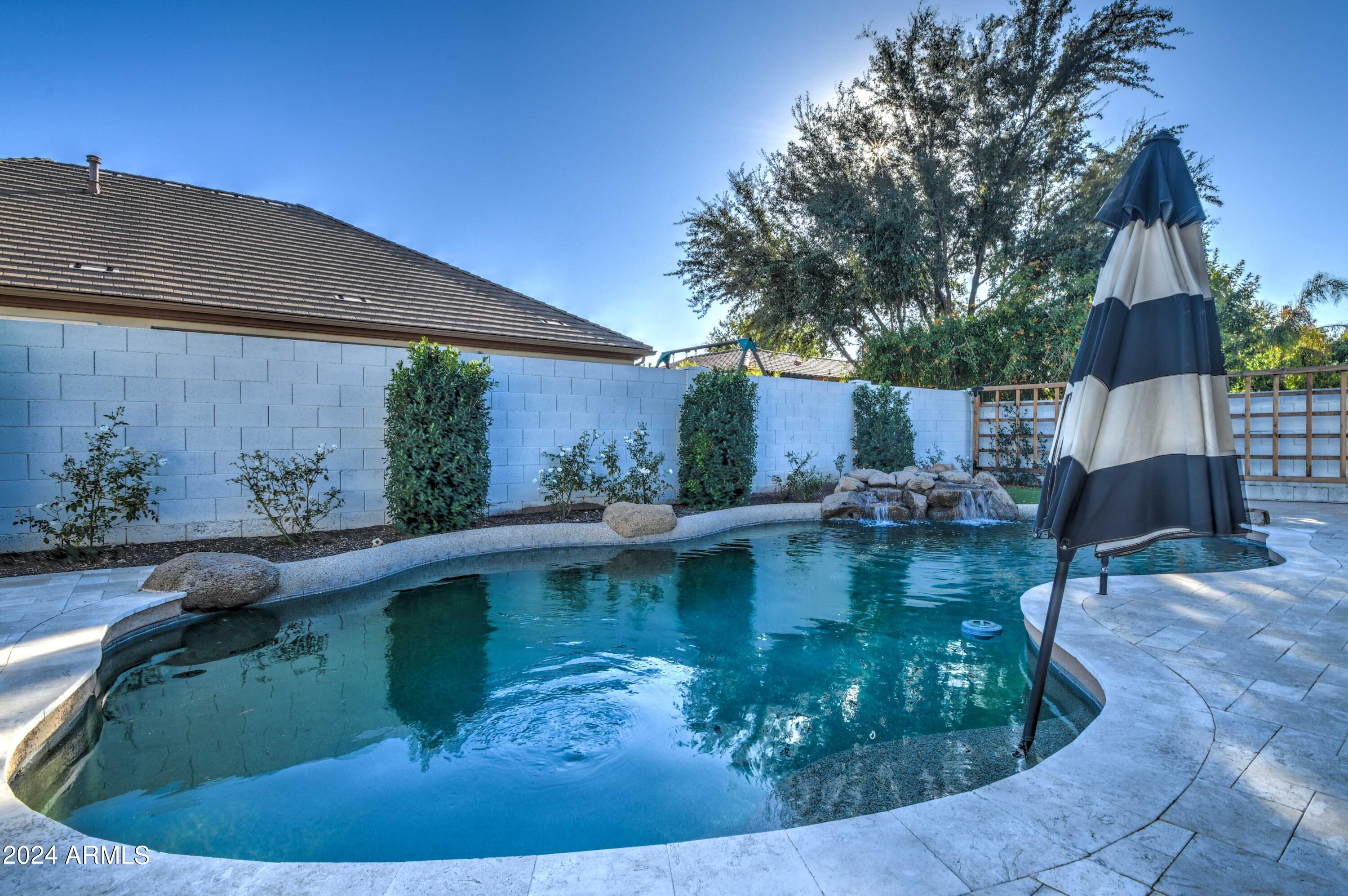 2899 Washington Avenue Gilbert, AZ 85234 - Photo 35 of 45 Built In Waterfall Feature