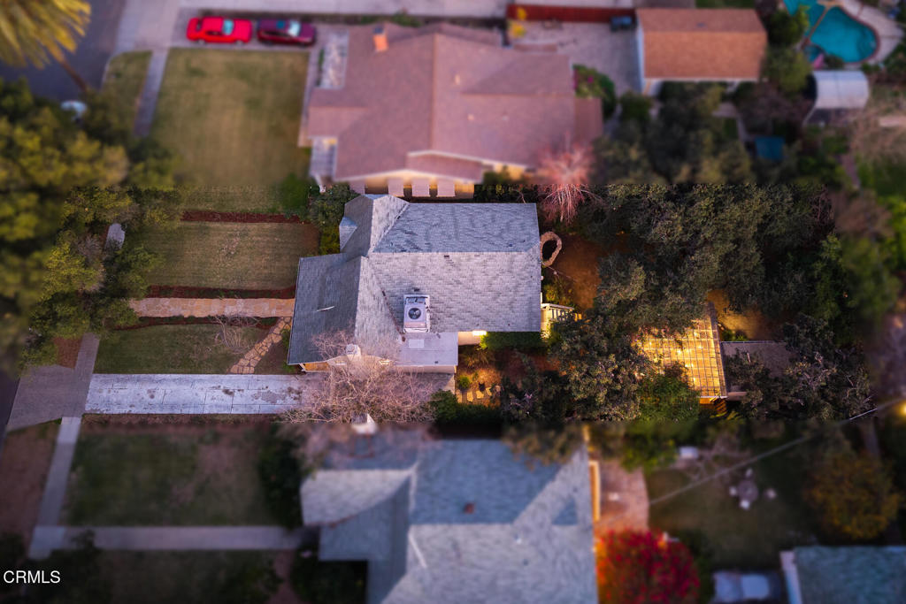 1870 Brigden Road Pasadena, CA 91104 - Photo 42 of 46 an aerial view of residential houses with outdoor space