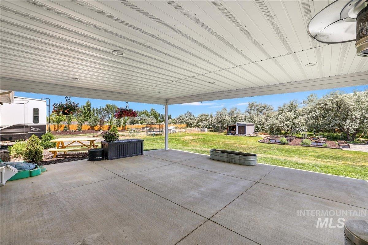 4076 North 3446 East Kimberly, ID 83341 - Photo 30 of 45 View of patio with a shed