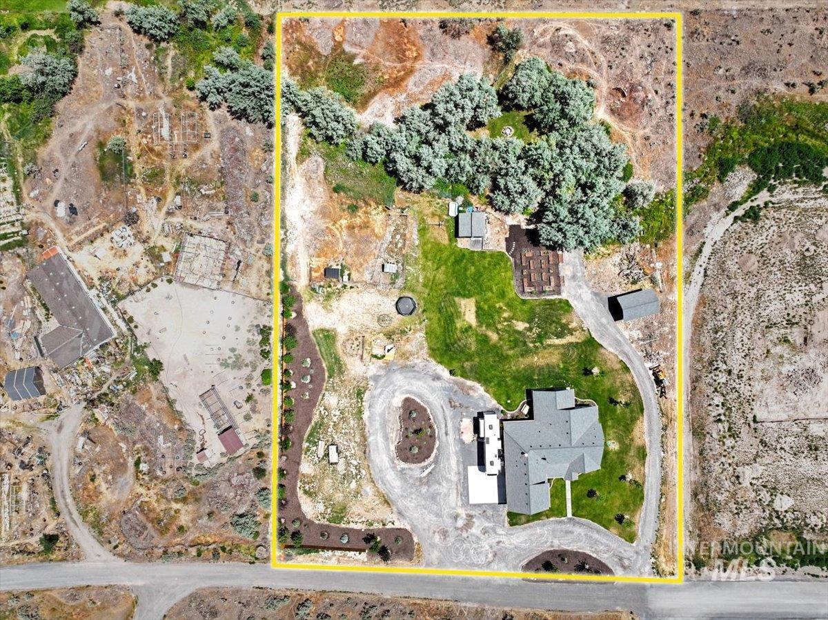 4076 North 3446 East Kimberly, ID 83341 - Photo 44 of 45 Aerial overview of property's location with property parcel outlined
