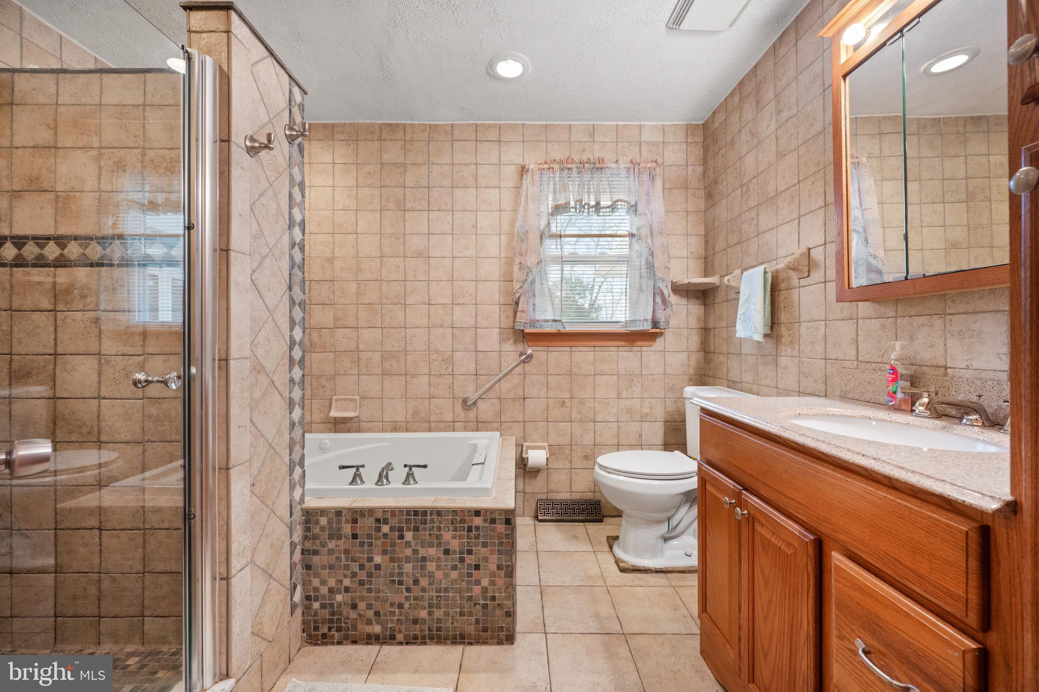 866 North Brewster Road Vineland, NJ 08361 - Photo 27 of 46 a bathroom with a sink a toilet and shower