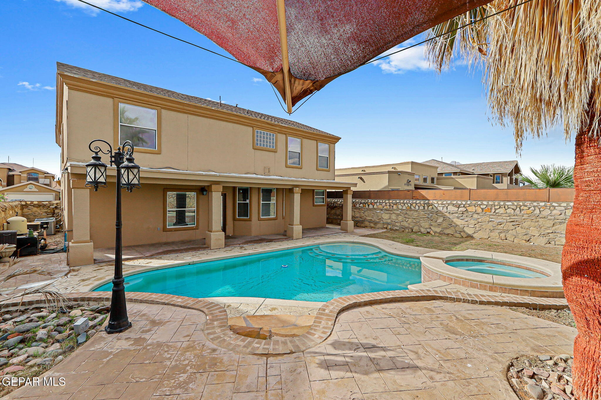 3644 Tierra Inca Drive El Paso, TX 79938 - Photo 46 of 53 a view of a house with a backyard