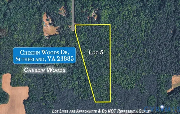 $120,000 | Lot 5 Chesdin Woods Drive, Sutherland, VA 23885