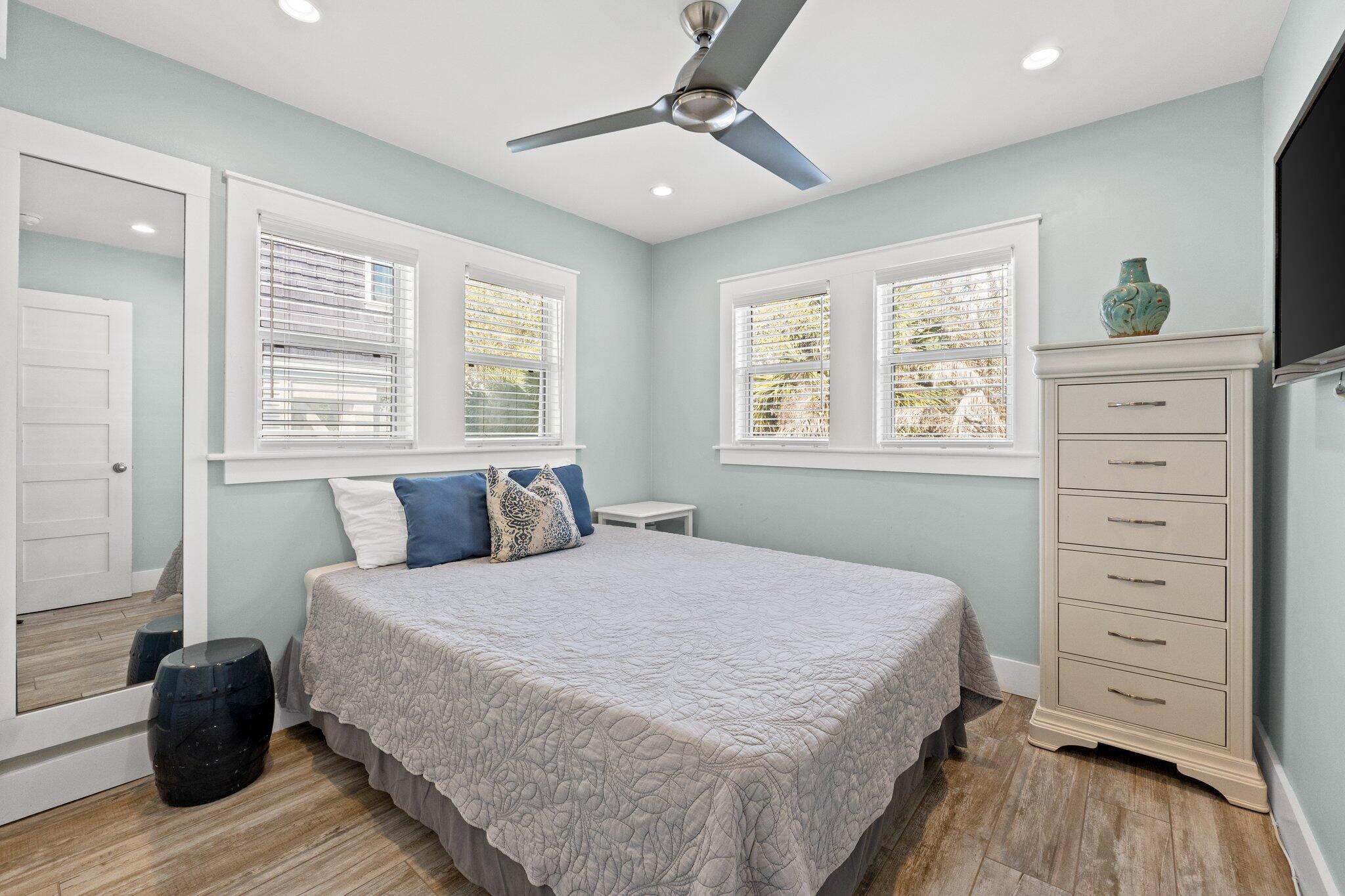 91 Cypress Hill Road Santa Rosa Beach, FL 32459 - Photo 42 of 66 a bedroom with a bed and a window