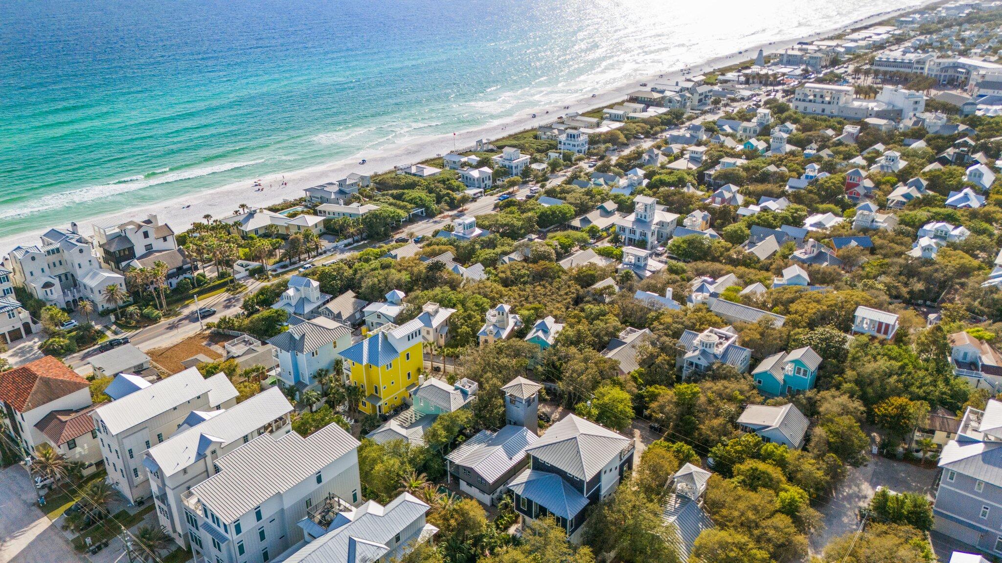 91 Cypress Hill Road Santa Rosa Beach, FL 32459 - Photo 60 of 66 Aerial view/Seaside