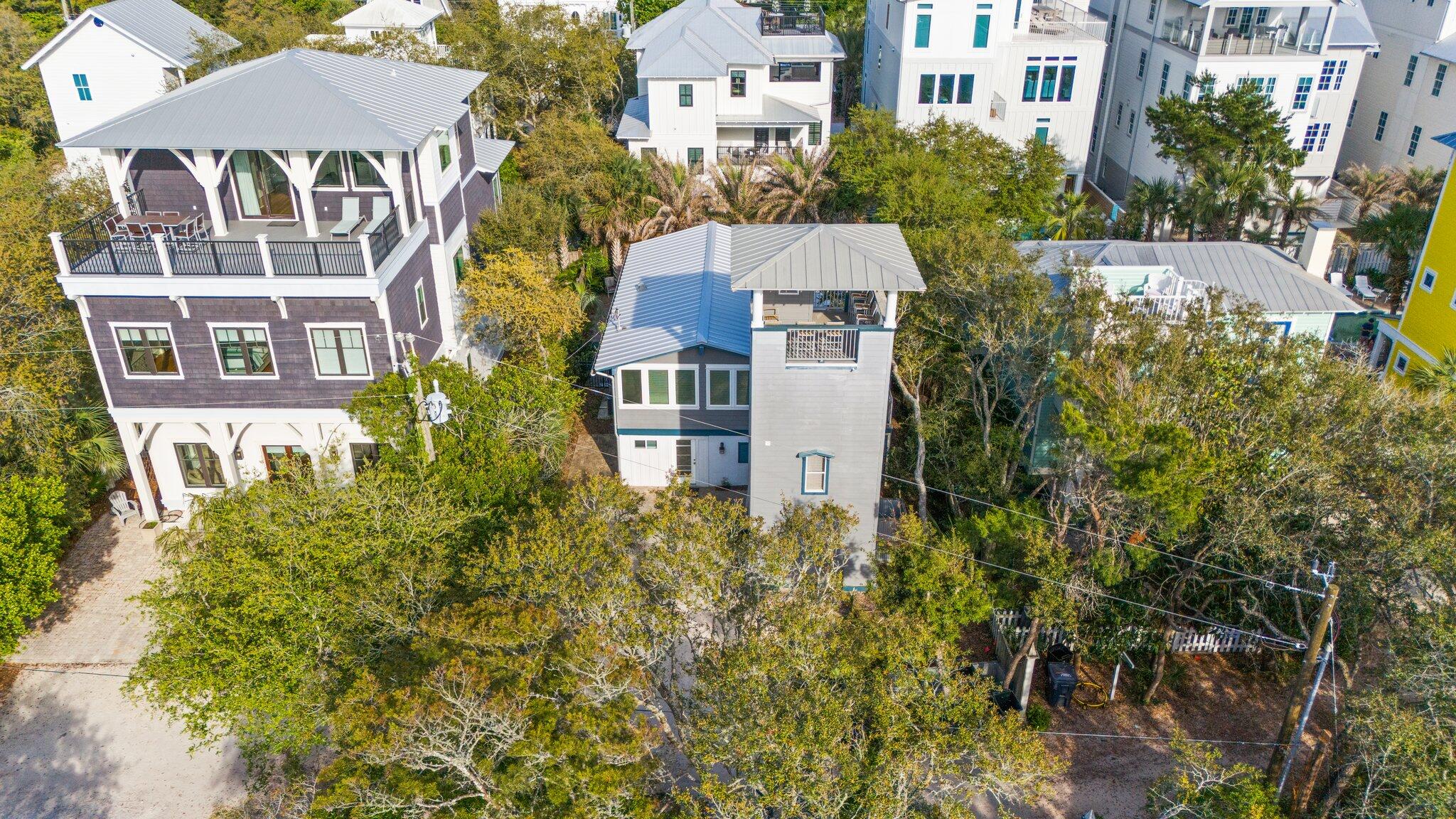 91 Cypress Hill Road Santa Rosa Beach, FL 32459 - Photo 66 of 66 an aerial view of residential houses with yard