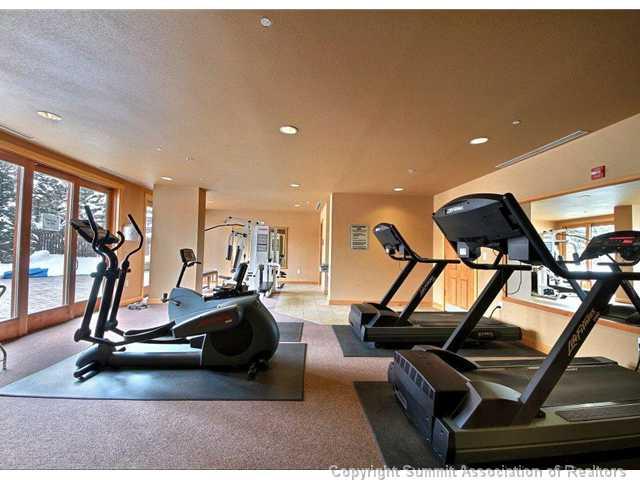 910 Copper Road, Unit 320 Copper Mountain, CO 80443 - Photo 16 of 24 a view of a gym with gym equipment
