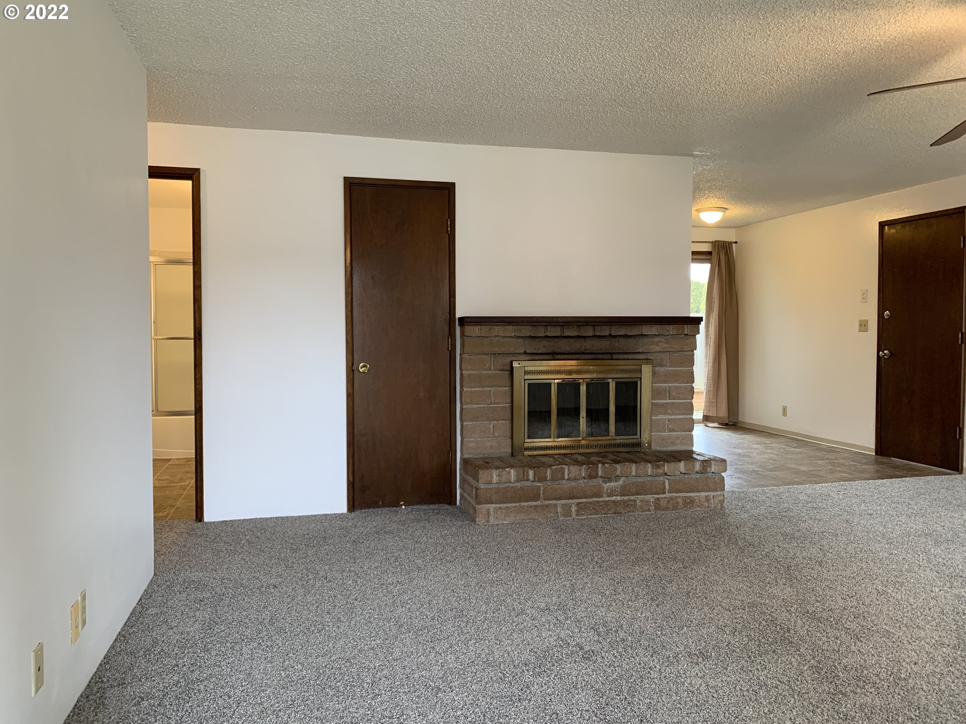 296 South 50th Place Springfield, OR 97478 - Photo 4 of 32 a view of empty room with a fireplace