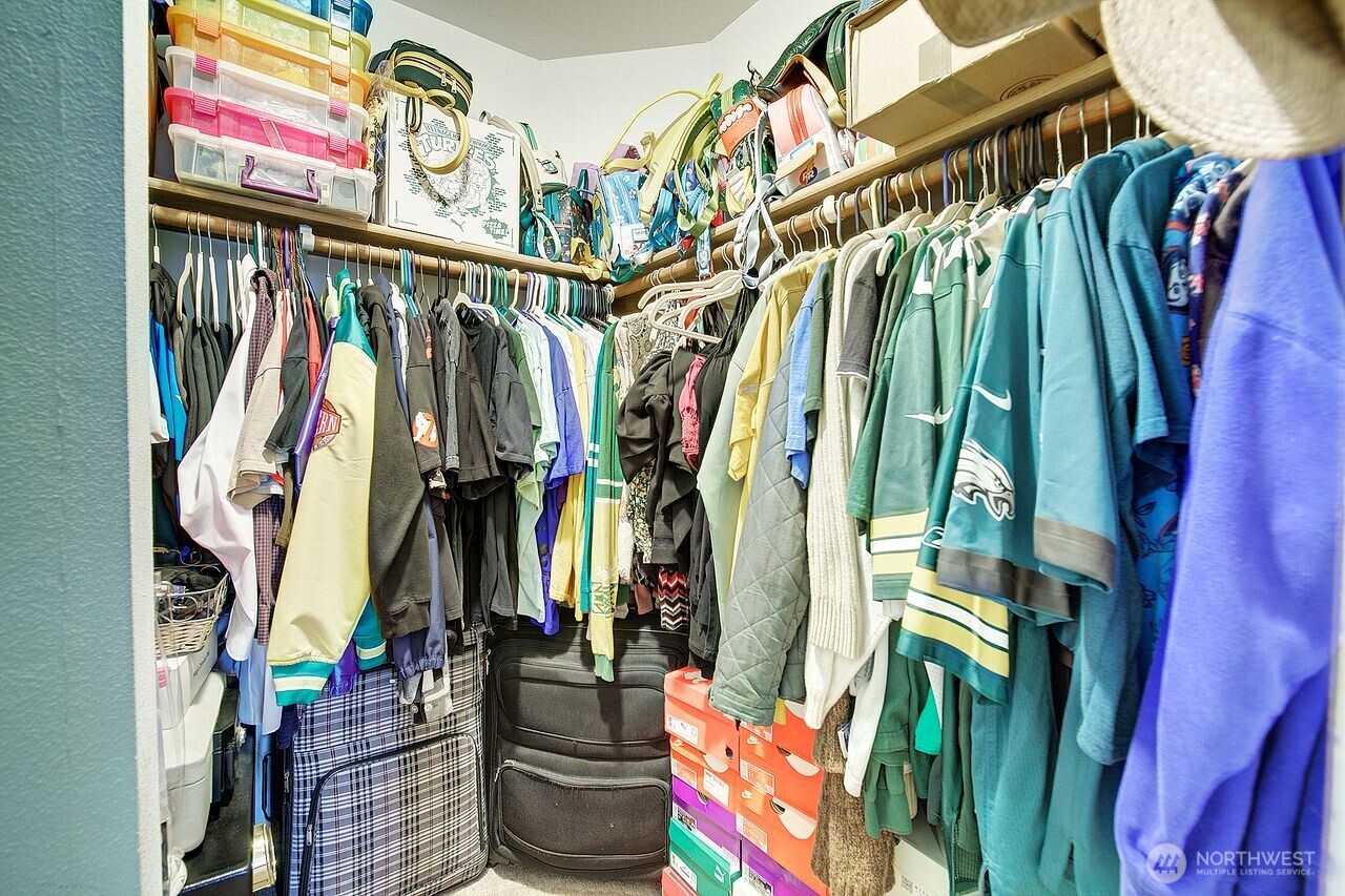 44212 Fir Road Gold Bar, WA 98251 - Photo 22 of 34 a view of walk in closet with clothes and shoes