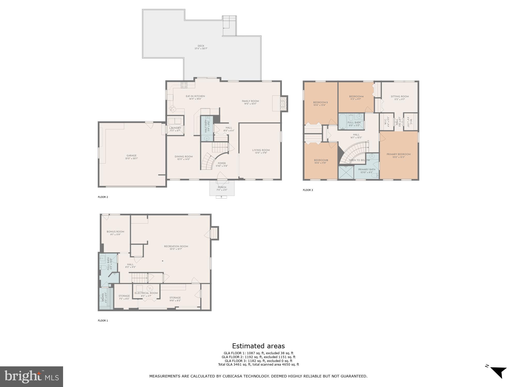 5021 Whetstone Road Columbia, MD 21044 - Photo 59 of 59 Floor Plan: All Levels