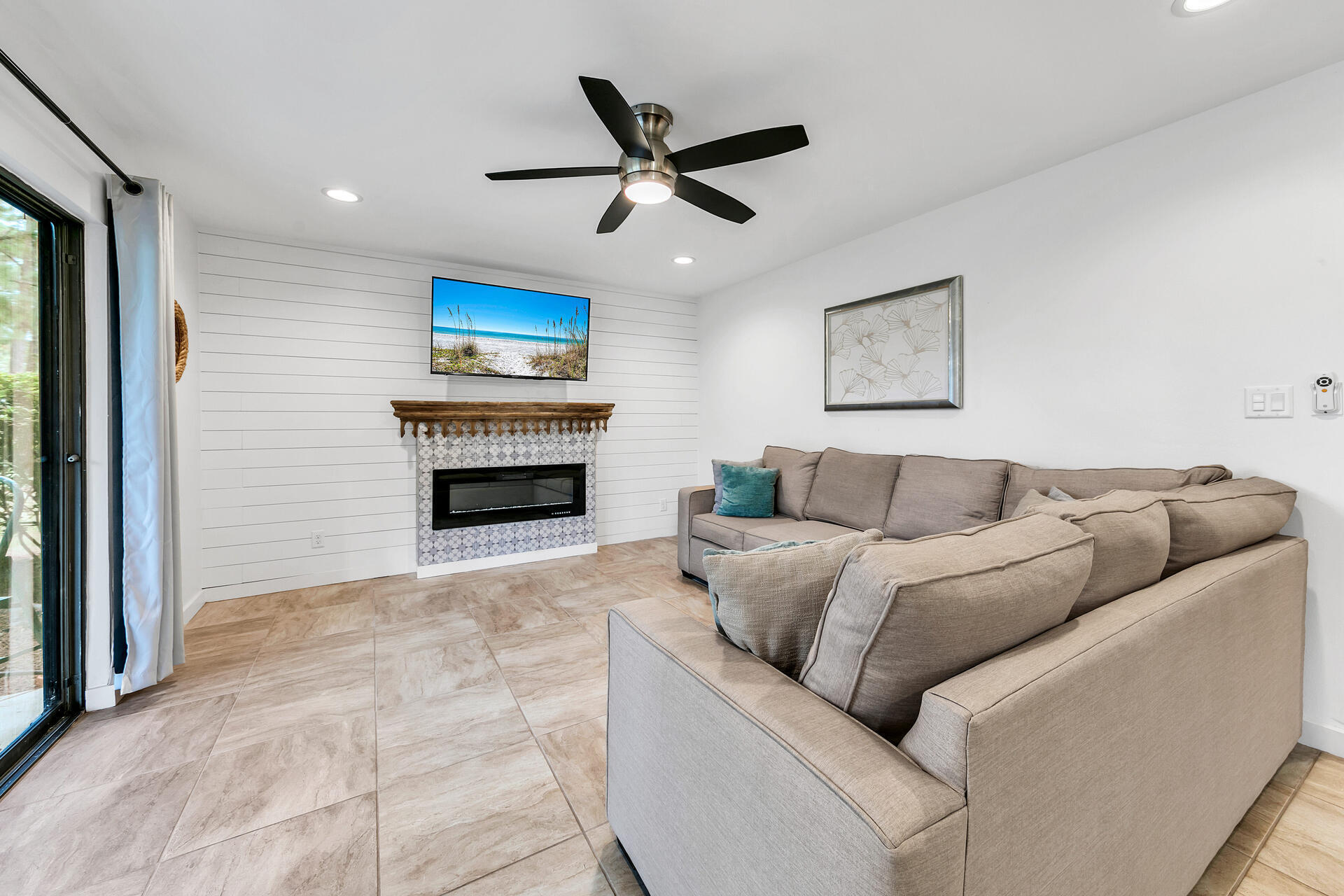 277 Sunset Bay, Unit 27A Miramar Beach, FL 32550 - Photo 15 of 42 a living room with furniture and a ceiling fan