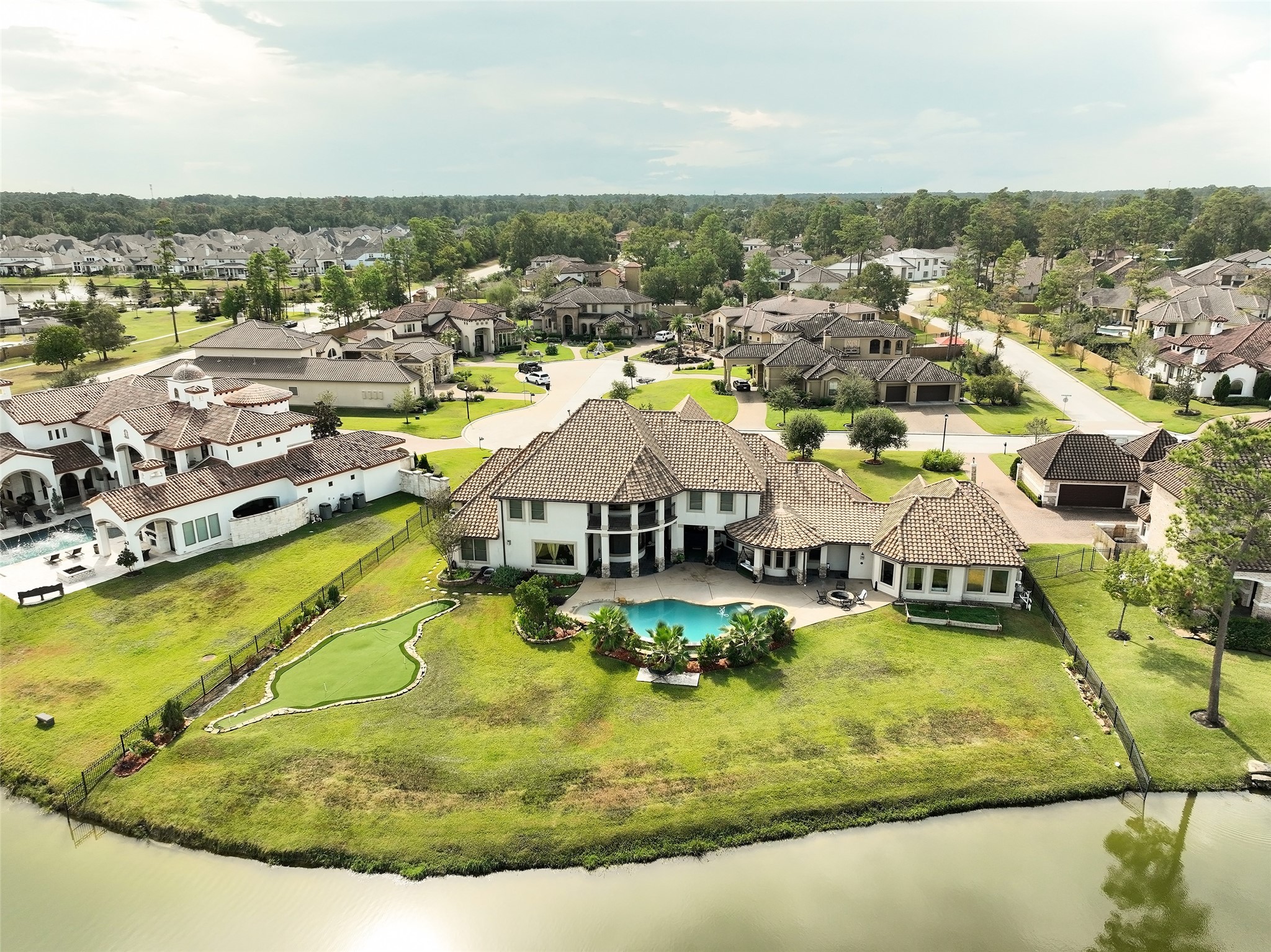 22 Post Shadow Estate Drive Spring, TX 77389 - Photo 14 of 50 an aerial view of residential houses with outdoor space