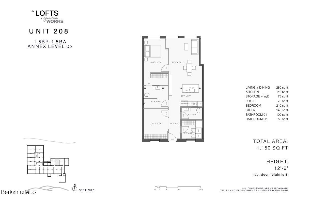 520 State Road, Unit 208 North Adams, MA 01247 - Photo 18 of 18 a picture of a floor plan