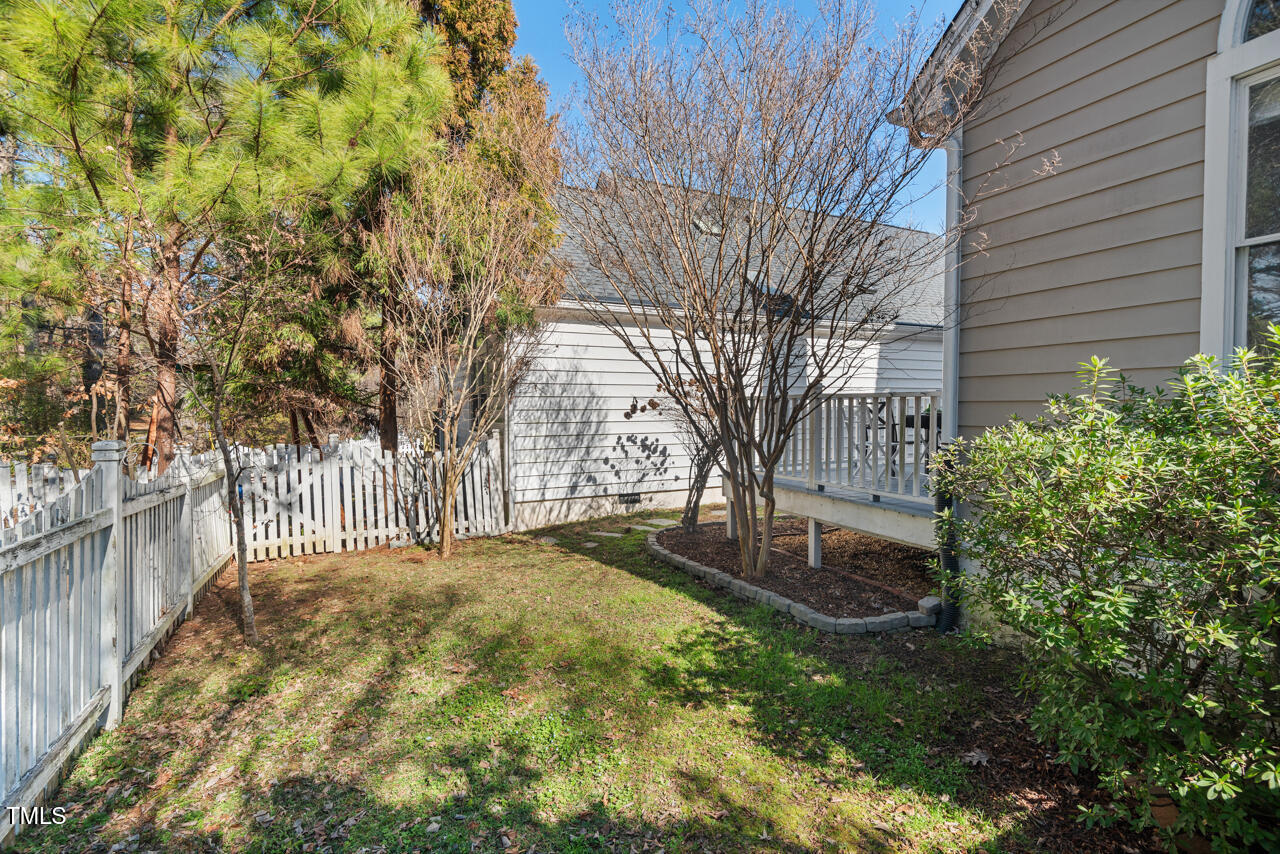 125 Legacy Lane Durham, NC 27713 - Photo 31 of 37 a view of backyard with tree