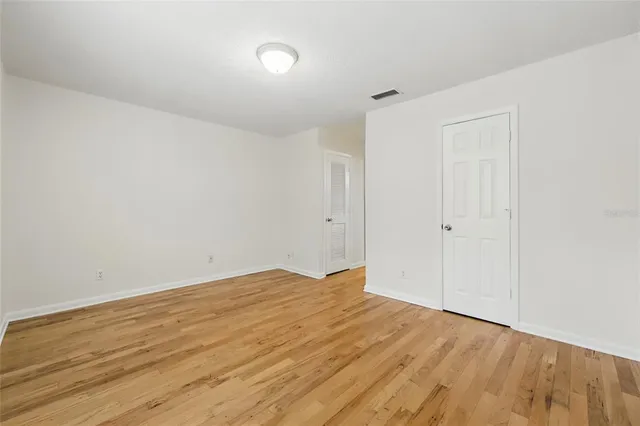 wooden floor in a room