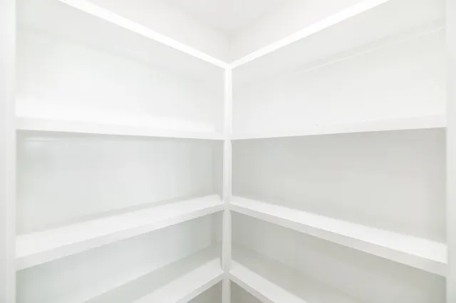 a close view of closet