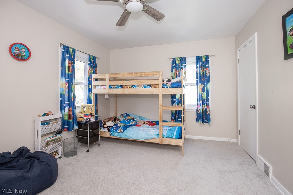 21825 Rye Road Beachwood, OH 44122 - Photo 20 of 35 Bedroom featuring ceiling fan and carpet floors