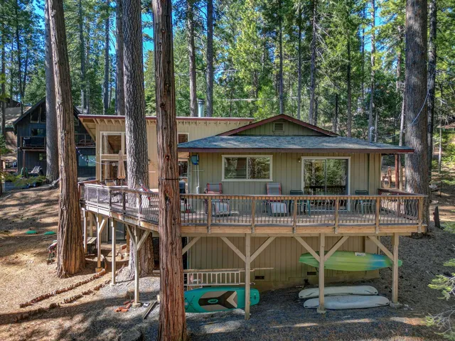 a view of house with outdoor seating space