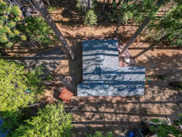 a view of a tree with a yard
