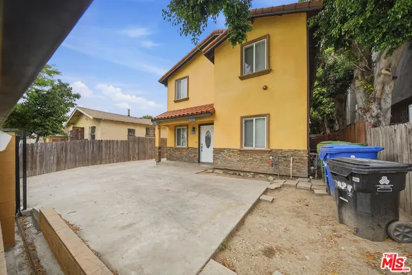a view of a house with a patio