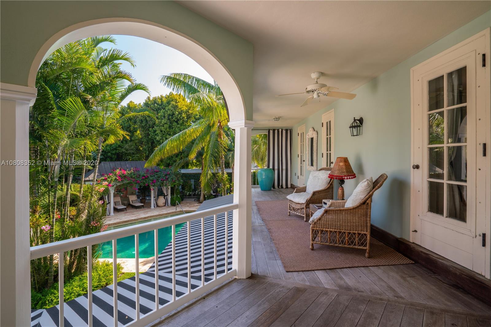 1030 Hardee Road Coral Gables, FL 33146 - Photo 32 of 55 a view of a balcony with chairs