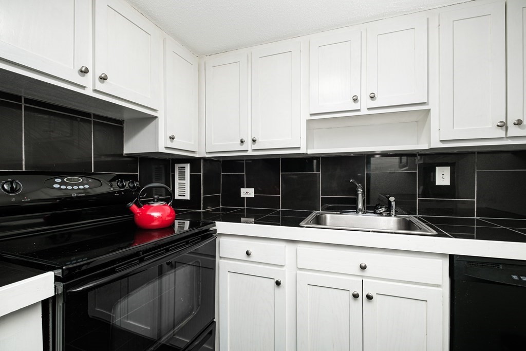 19 Winchester Street, Unit 801 Brookline, MA 02446 - Photo 8 of 19 a kitchen with granite countertop a sink stainless steel appliances and cabinets