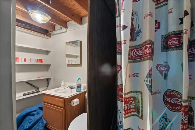 a view of a city from a balcony