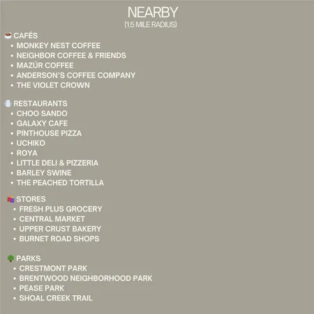 $3,400 | 5309 William Holland Avenue, Unit 5, Austin, TX 78756