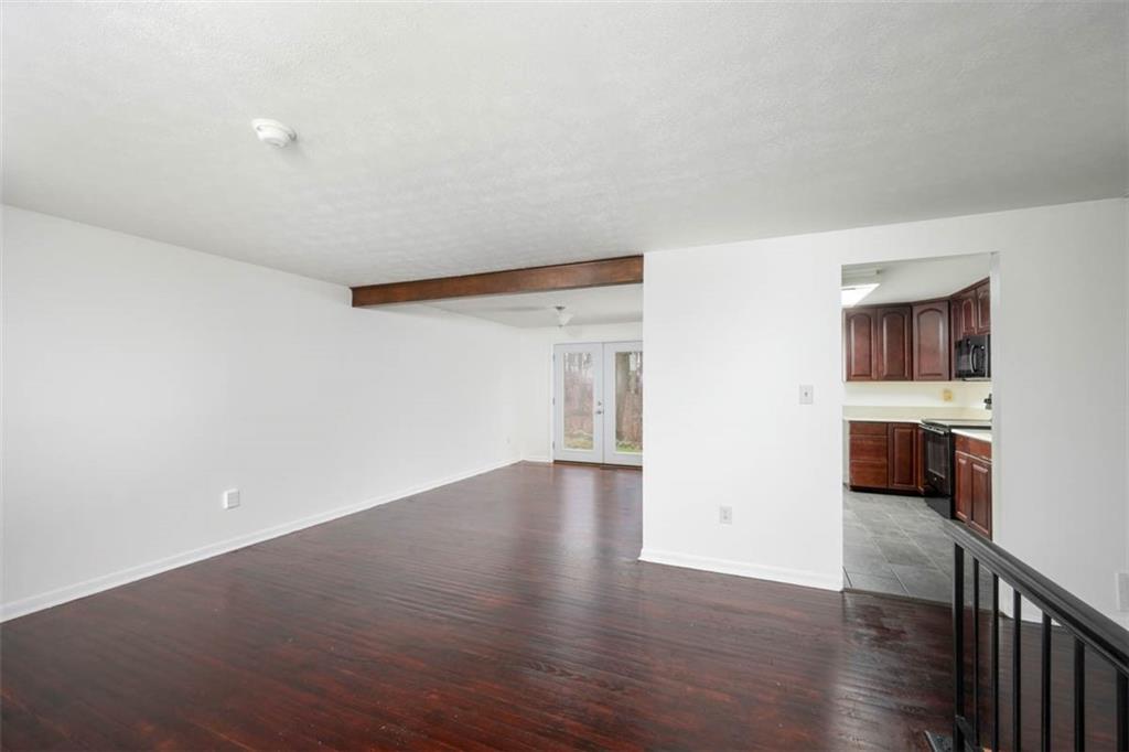 577 Surfside Drive Pittsburgh, PA 15239 - Photo 2 of 30 Living room and dining room combo with hardwood floors