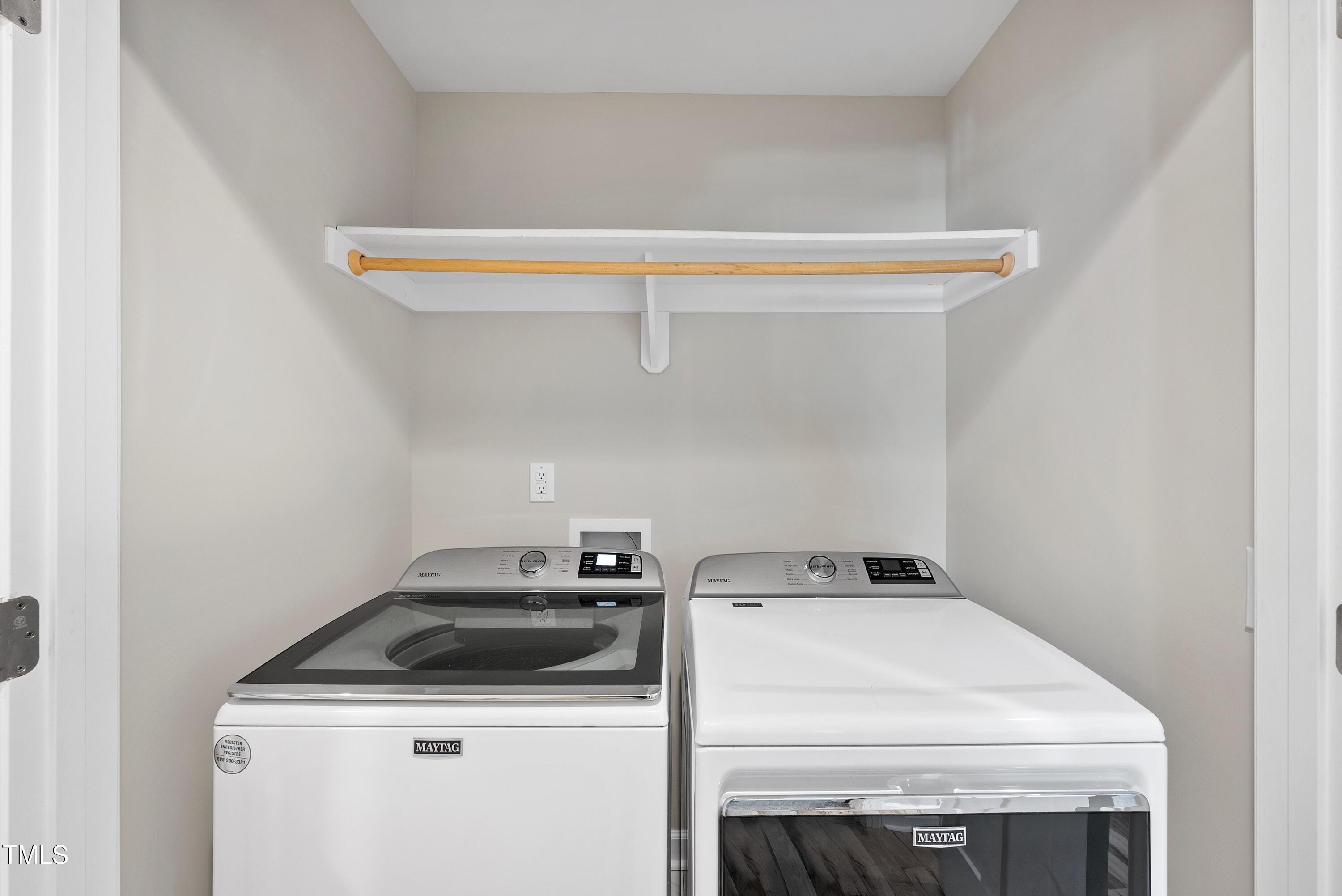 9425 Meredith Drive Rougemont, NC 27572 - Photo 22 of 29 a utility room with dryer and washer