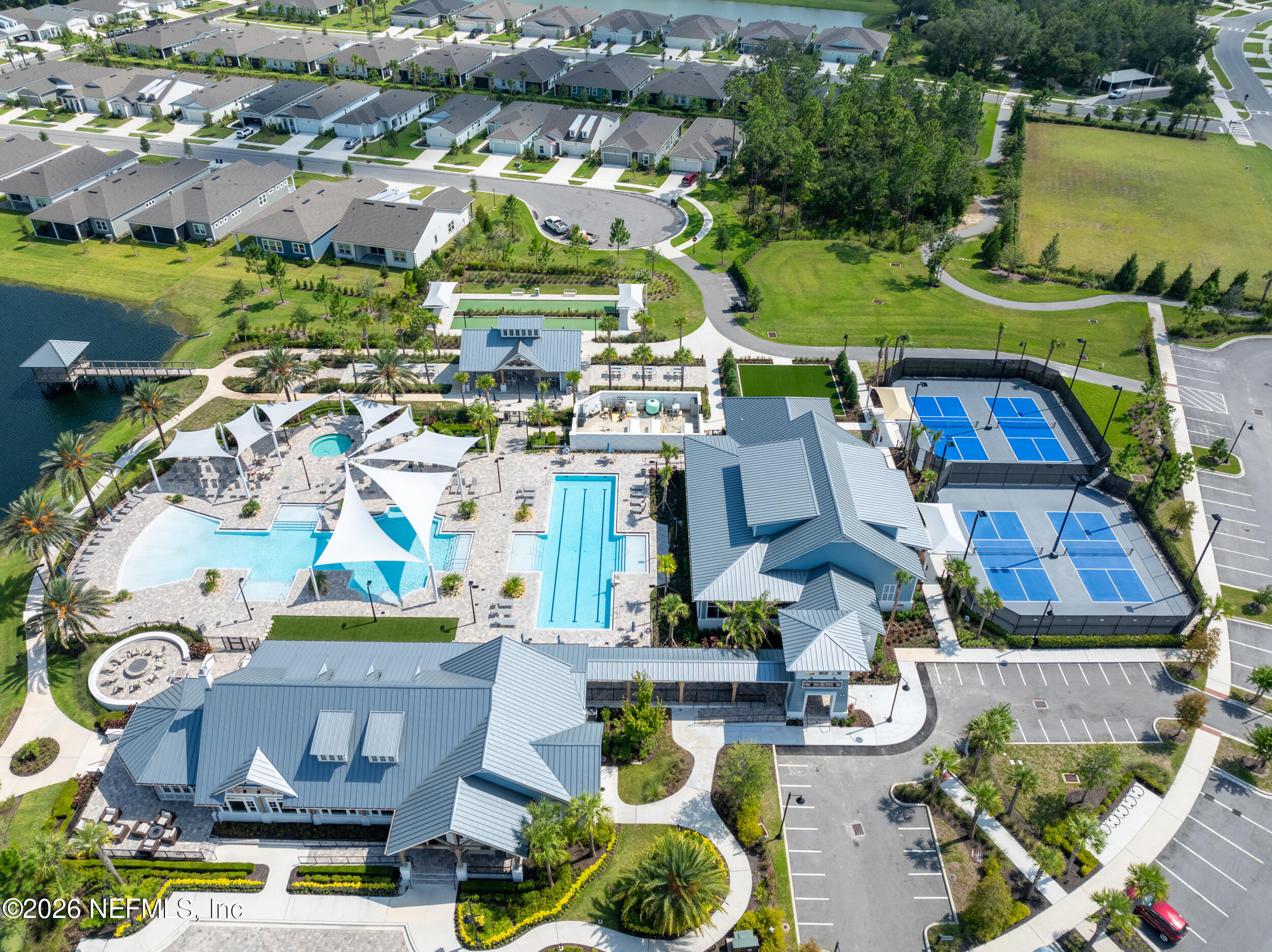 59 Fly Line Drive St. Johns, FL 32259 - Photo 40 of 60 an aerial view of houses with yard