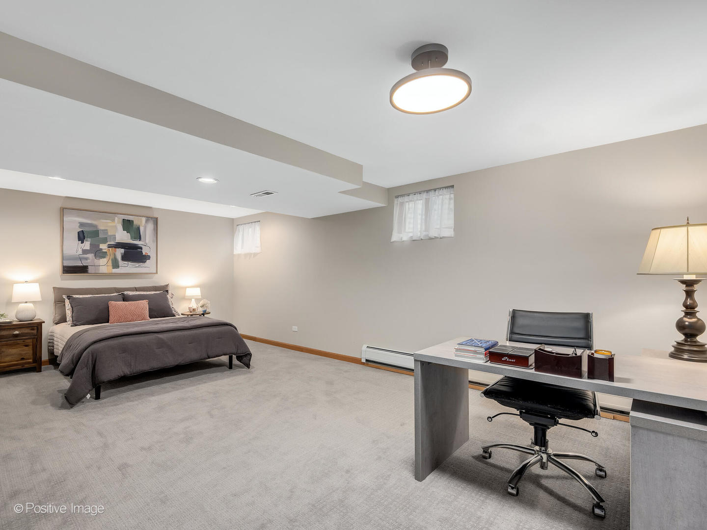6555 Shabbona Road Indian Head Park, IL 60525 - Photo 50 of 63 a bedroom with a bed and a desk
