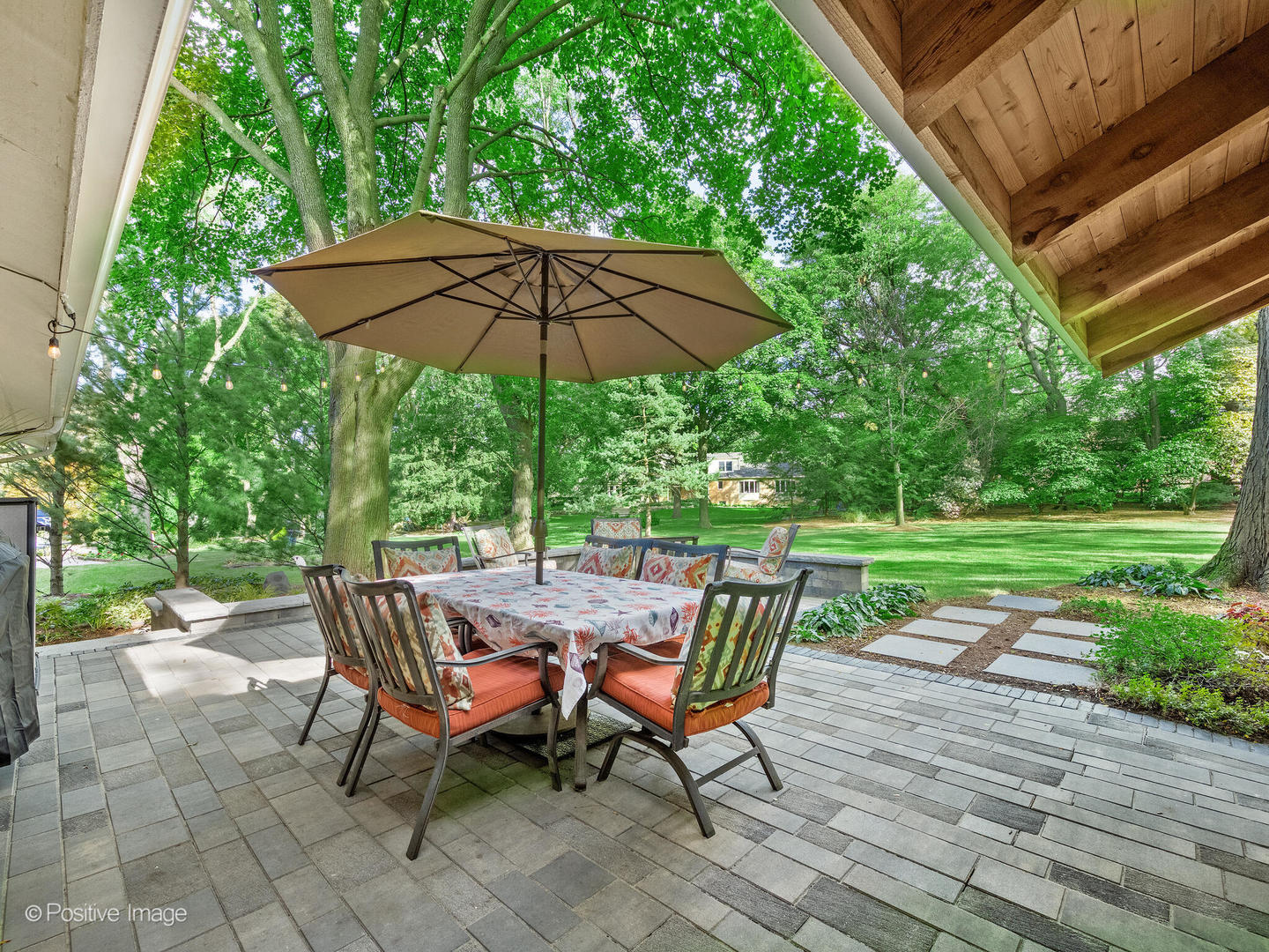6555 Shabbona Road Indian Head Park, IL 60525 - Photo 55 of 63 a view of backyard with seating space and garden