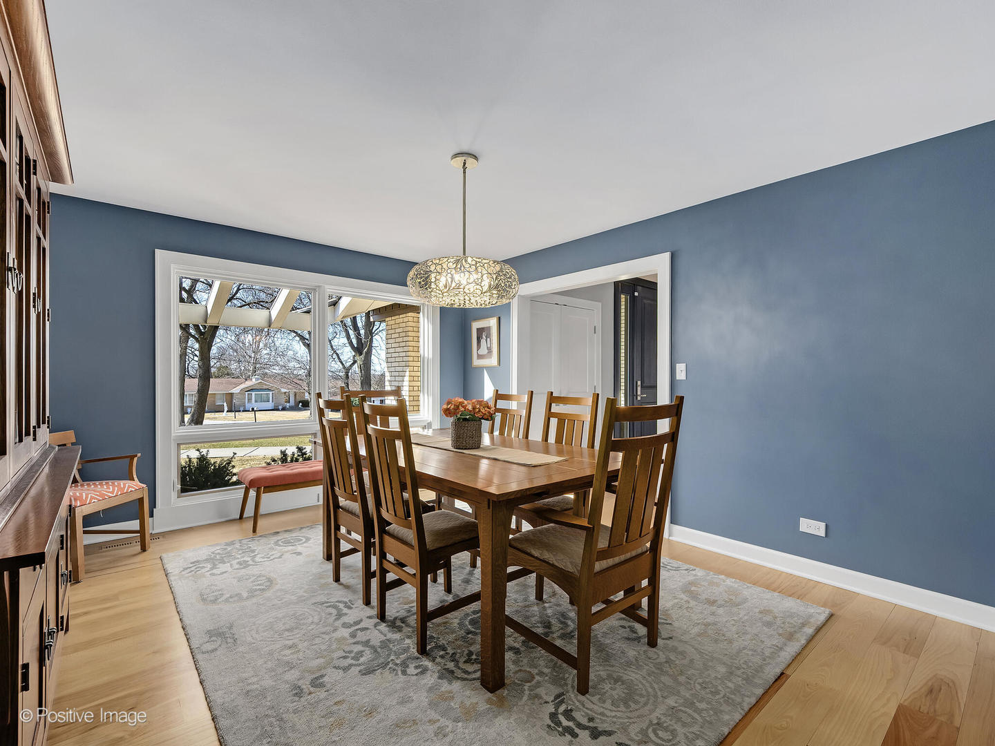 6555 Shabbona Road Indian Head Park, IL 60525 - Photo 10 of 63 a view of a dining room with furniture window and outside view