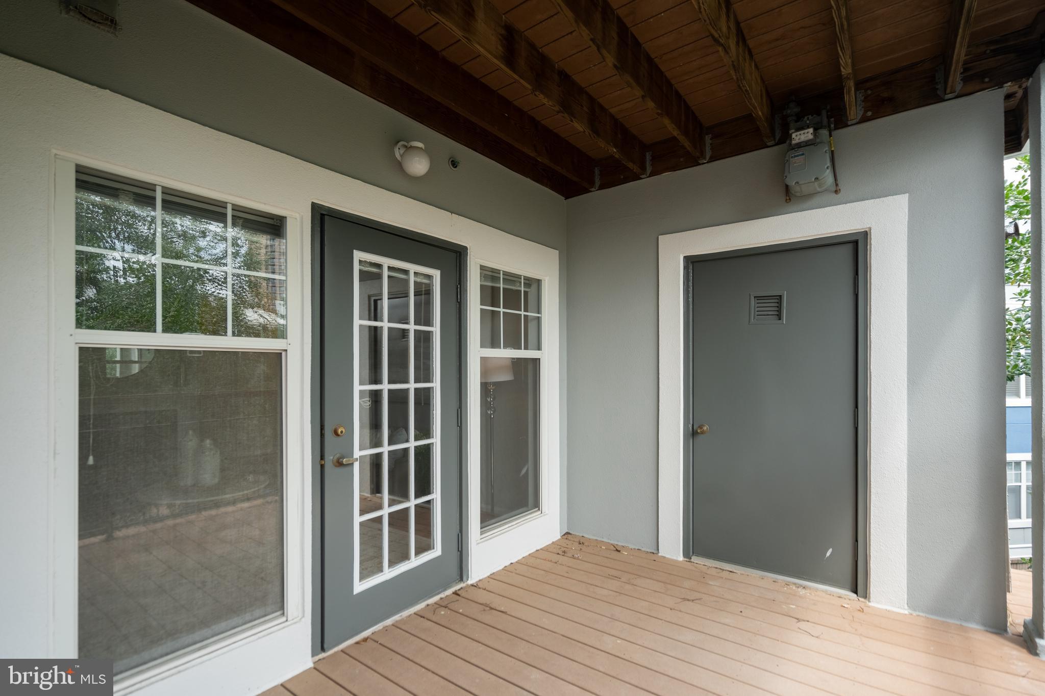 5575 Seminary Road, Unit 316 Falls Church, VA 22041 - Photo 21 of 23 Large balcony overlooking courtyard.
