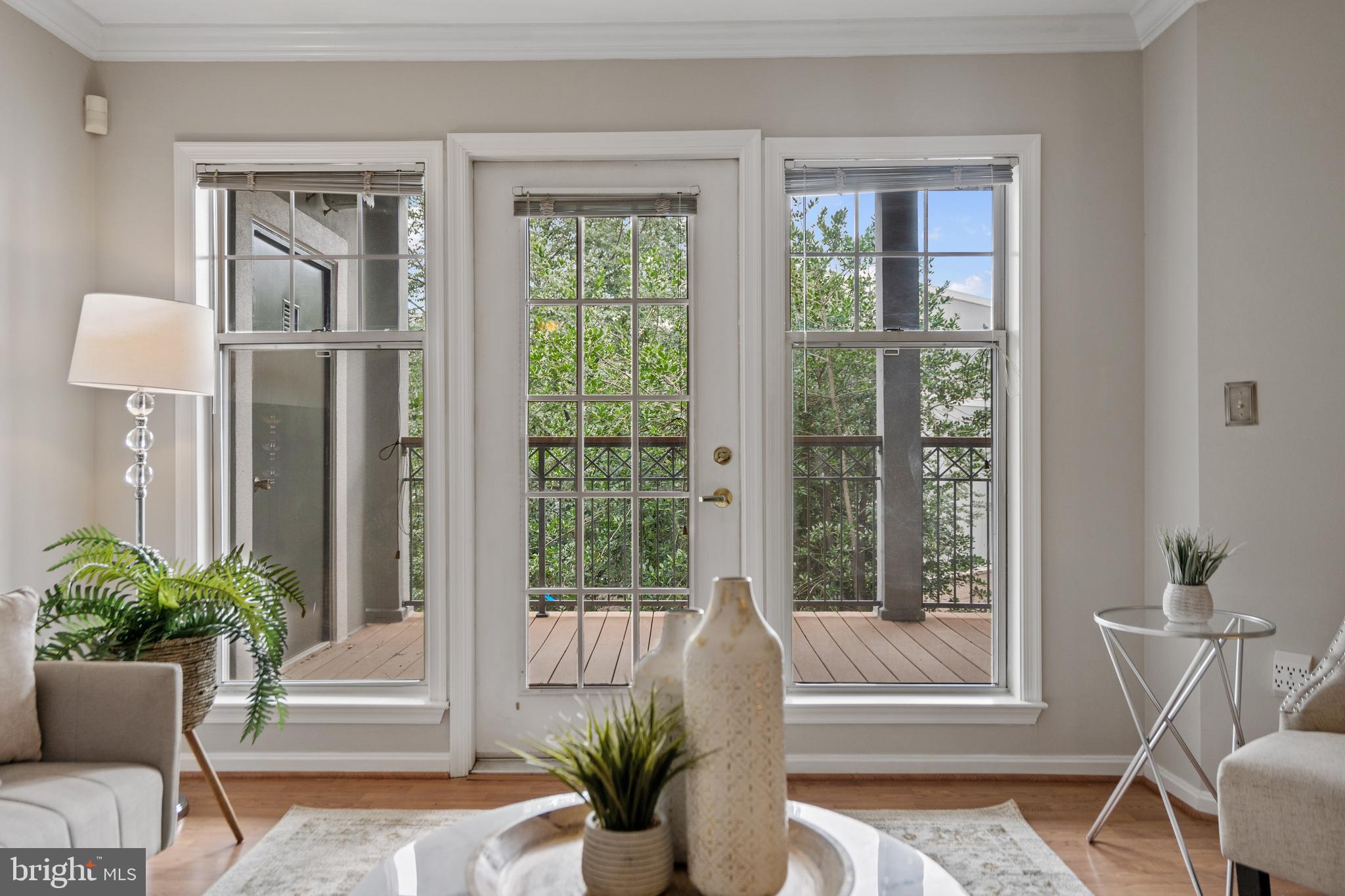 5575 Seminary Road, Unit 316 Falls Church, VA 22041 - Photo 5 of 23 Access to balcony from living room.