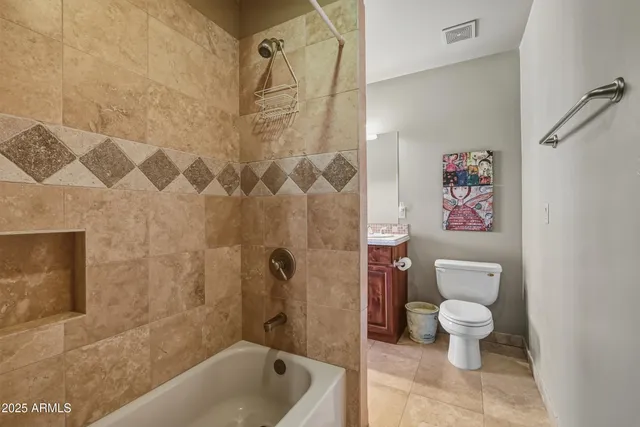 an aerial view of residential house with outdoor space