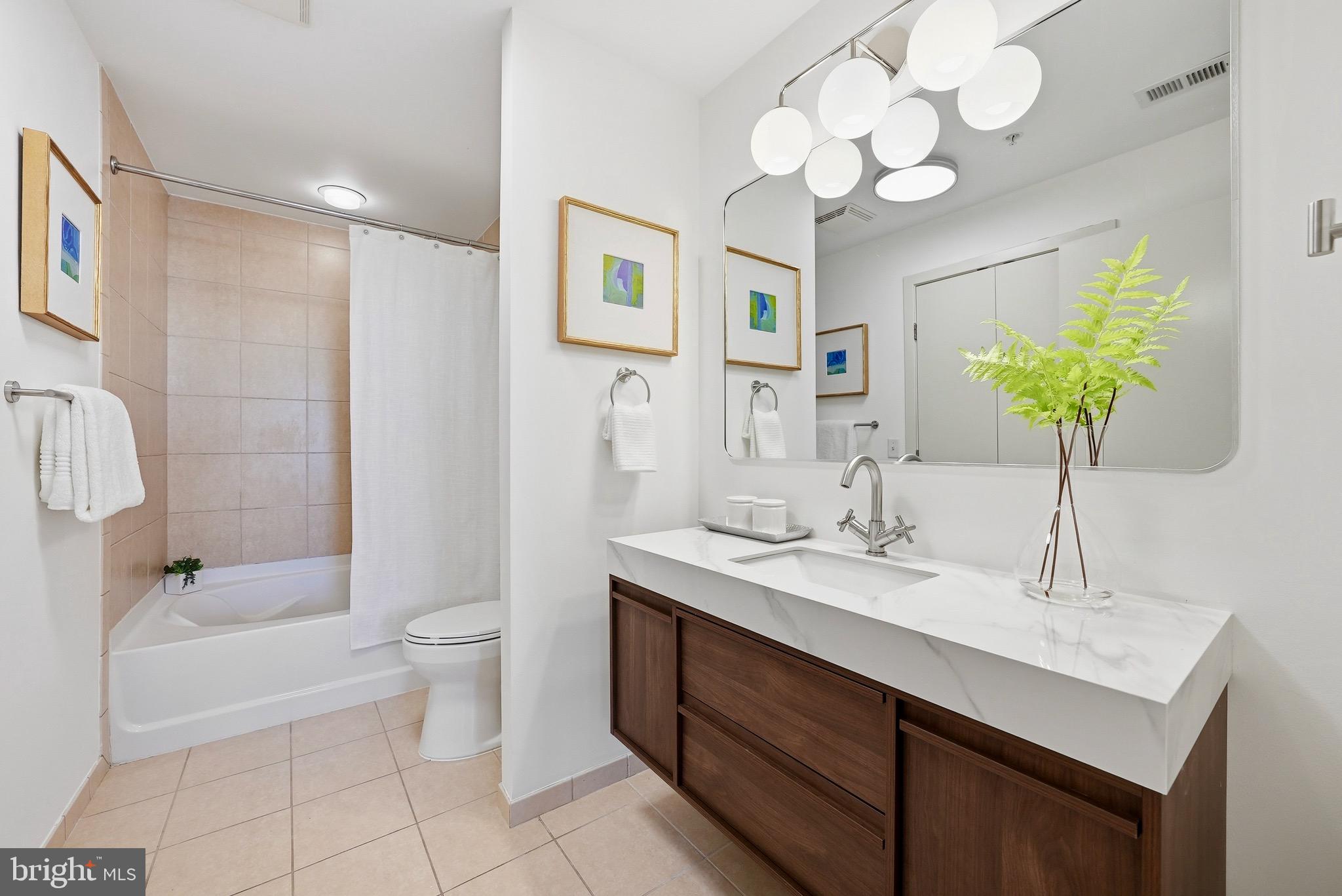 910 M Street Northwest, Unit 803 Washington, DC 20001 - Photo 15 of 20 Primary Bedroom En-Suite Bathroom