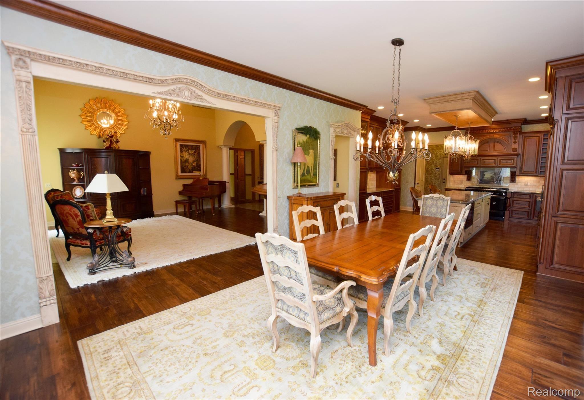 11471 Sharp Road Linden, MI 48451 - Photo 7 of 38 Dining Room, Kitchen and Great Room