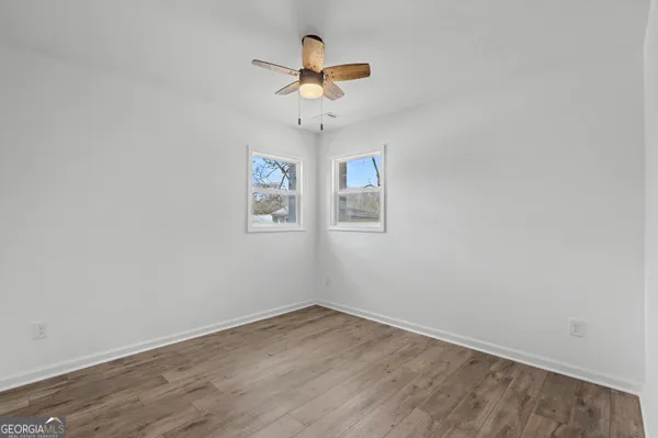 wooden floor in an empty room