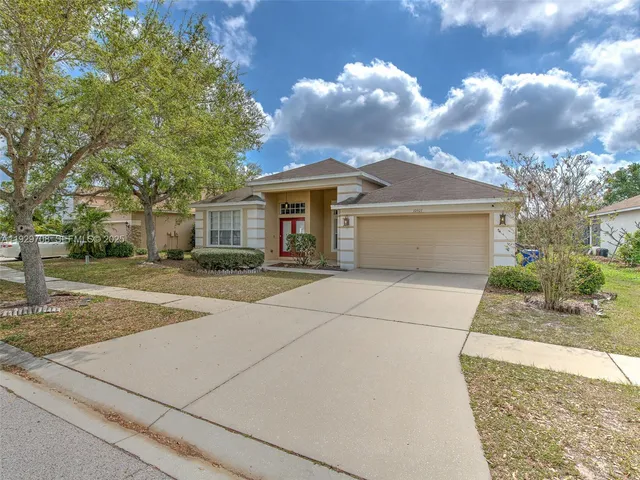 front view of house with a yard