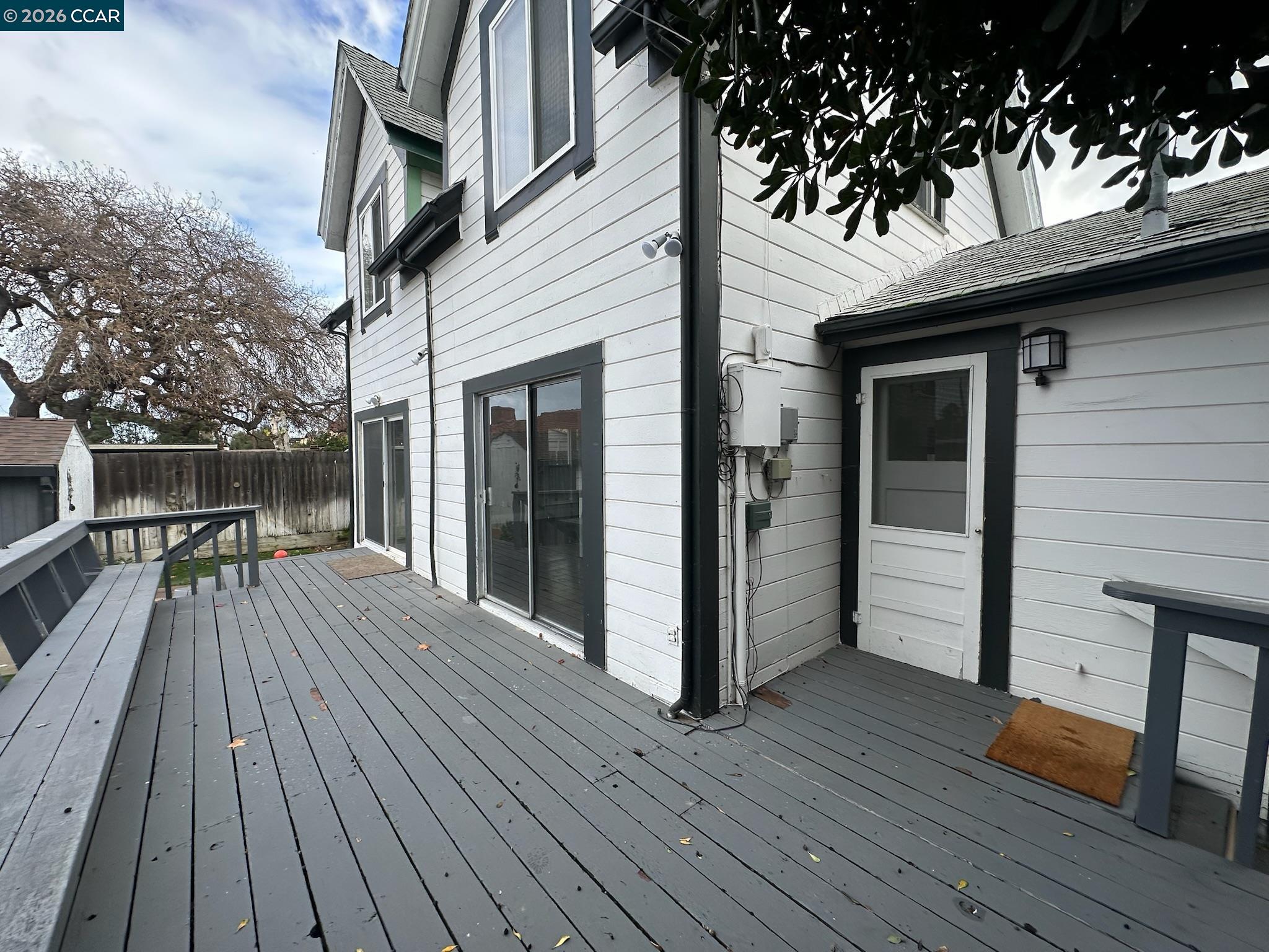 315 West 3rd Street, Unit B Antioch, CA 94509 - Photo 8 of 41 a view of outdoor space with wooden floor and seating
