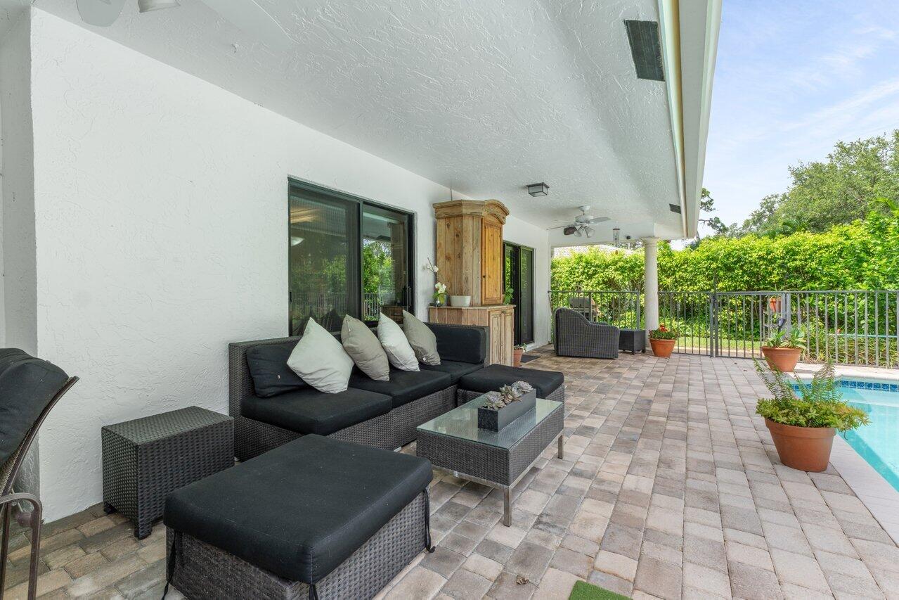 3523 Pine Haven Circle Boca Raton, FL 33431 - Photo 29 of 42 a outdoor living space with furniture and garden view